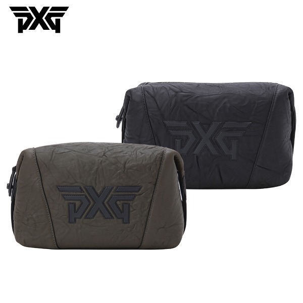[PXG공식판매처]MILITARY WASHED LEATHER POUCH밀리터리 워시트 가죽 파우치